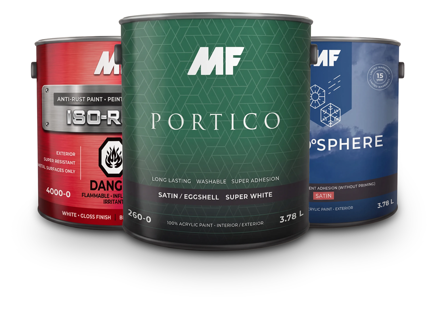 MF Paints product range